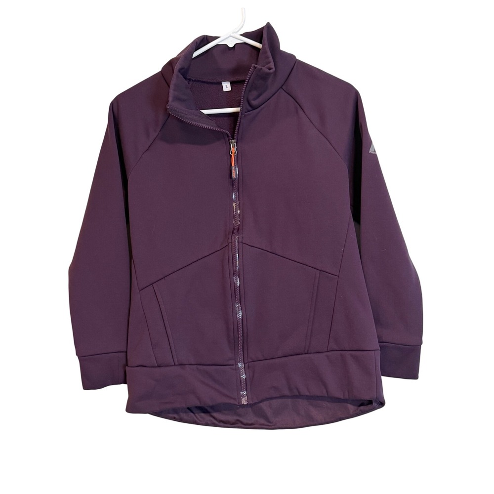 Eddie Bauer First Ascent Womens Small Purple Full Zip Fleece Jacket Gorpcore